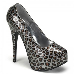 Pleaser Teeze-37 Women's Pumps Silver | NZ ZSMTRU