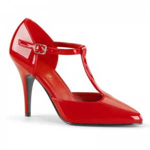 Pleaser Vanity-415 Women's Pumps Red | NZ RMQYJF