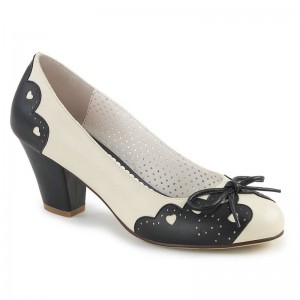 Pleaser Wiggle-17 Women's Pumps Black / Beige | NZ YOCMBP