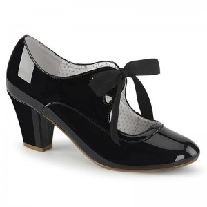 Pleaser Wiggle-32 Women's Pumps Black | NZ GRKTSY