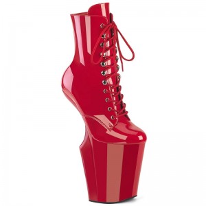 Pleaser Worship-1020 Women's Heels Boots Red | NZ XZACJB