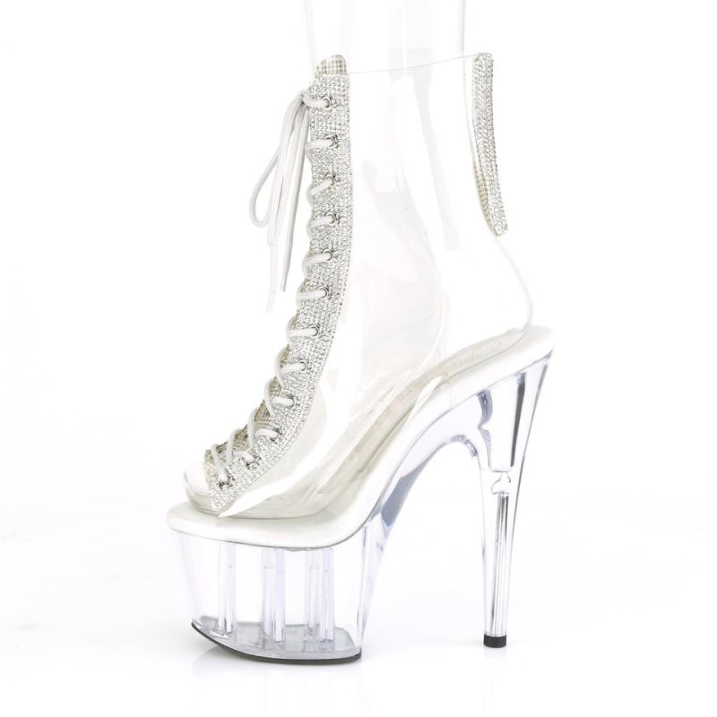 Pleaser Adore-1016C-2 Women's Heels Boots Clear | NZ CTEASO