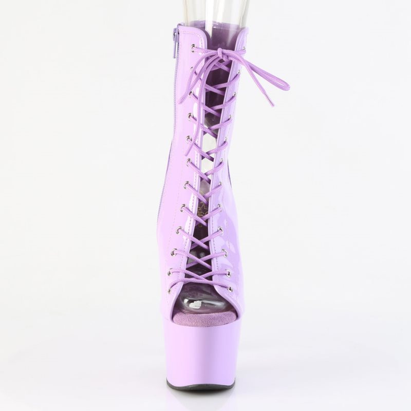 Pleaser Adore-1016 Women's Heels Boots Lavender | NZ JHRGOE