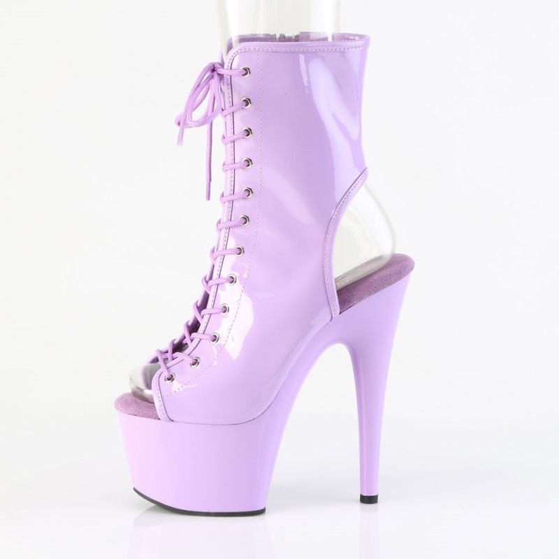 Pleaser Adore-1016 Women's Heels Boots Lavender | NZ JHRGOE