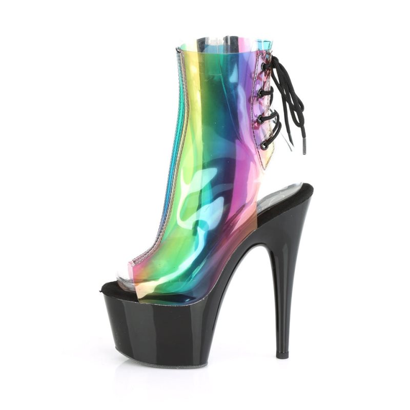 Pleaser Adore-1018C-RB Women's Heels Boots Multicolor / Black | NZ CUOTRF