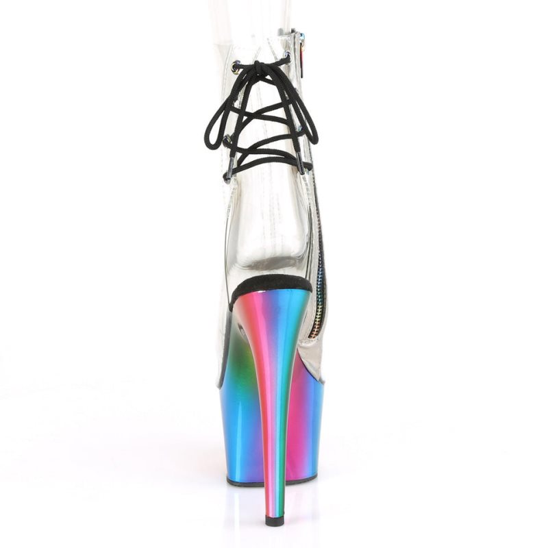 Pleaser Adore-1018RC Women's Heels Boots Clear / Multicolor | NZ IXLRTO