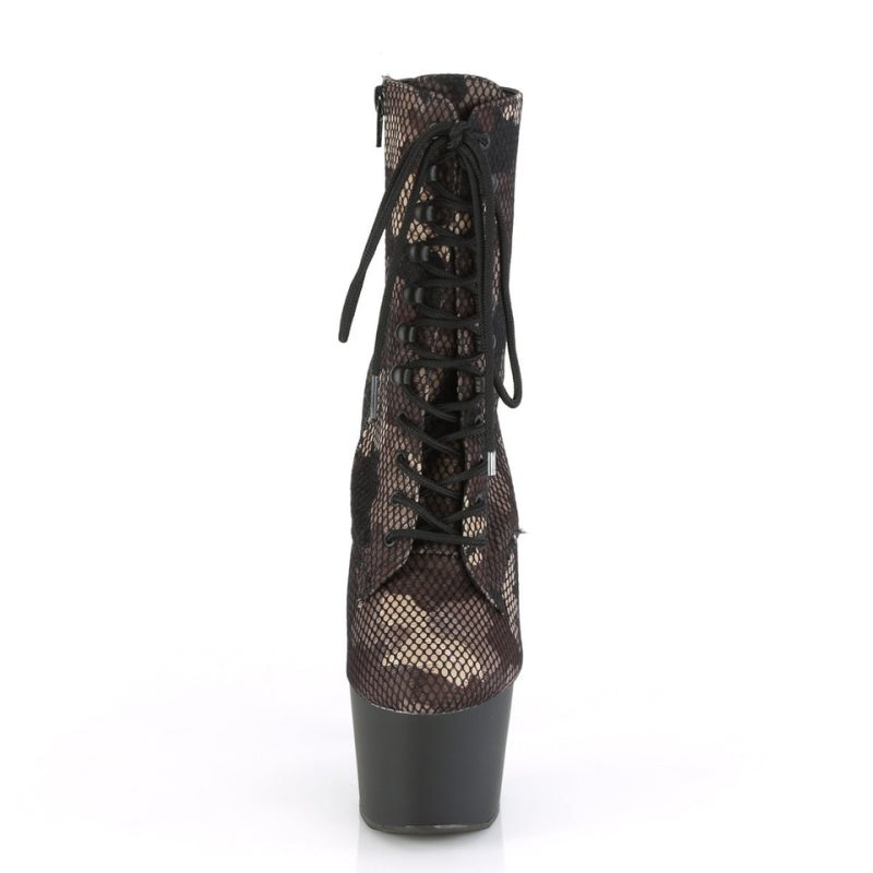 Pleaser Adore-1020CM Women's Heels Boots Camo | NZ HNDKVF