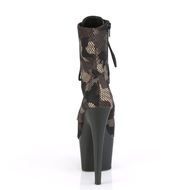 Pleaser Adore-1020CM Women's Heels Boots Camo | NZ HNDKVF