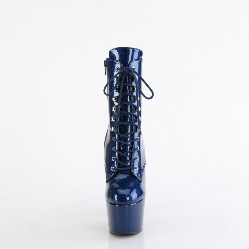 Pleaser Adore-1020GP Women's Heels Boots Navy | NZ CRGHSI