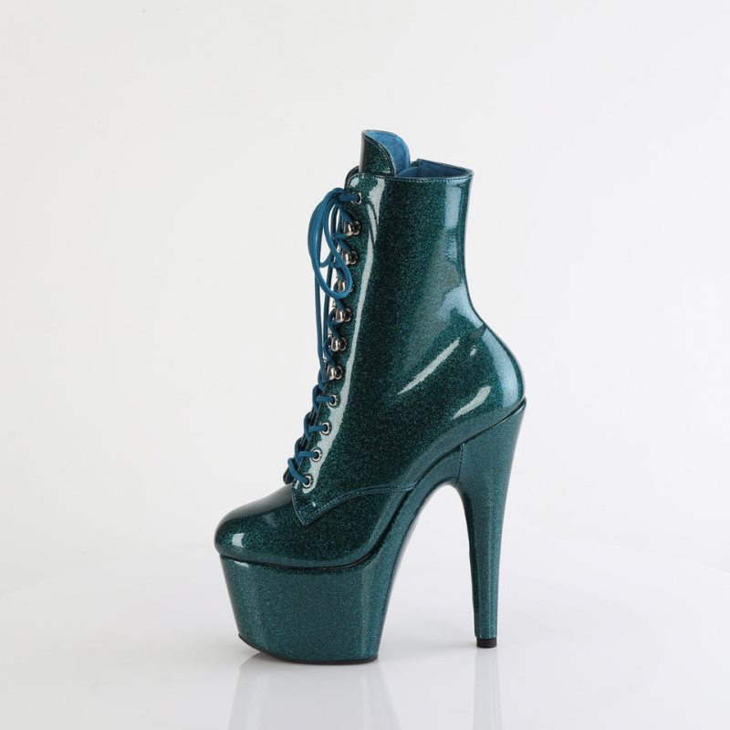 Pleaser Adore-1020GP Women's Heels Boots Turquoise | NZ MOXTVH