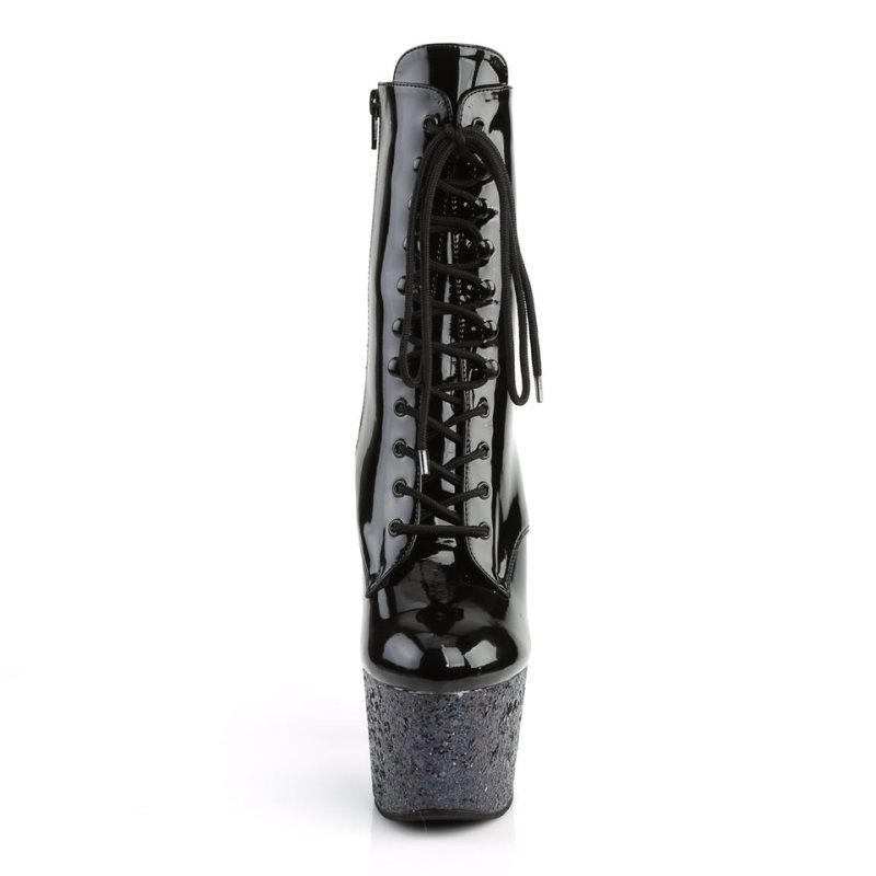 Pleaser Adore-1020LG Women's Heels Boots Black | NZ DFCYJG