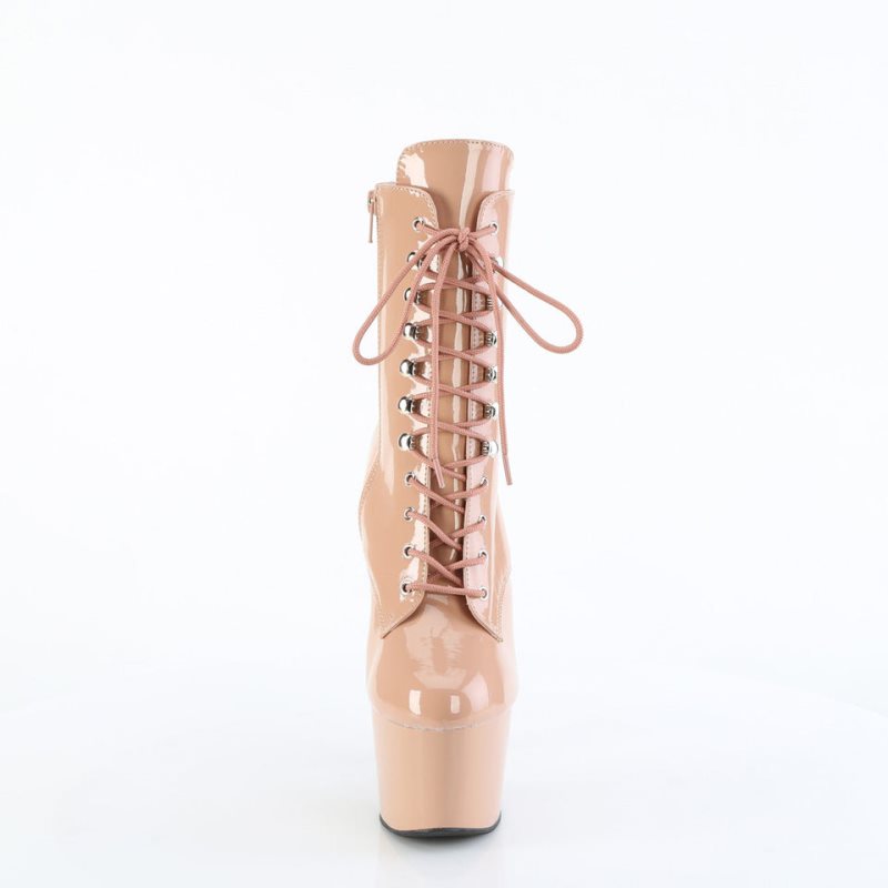 Pleaser Adore-1020 Women's Heels Boots Beige | NZ NFLHIB