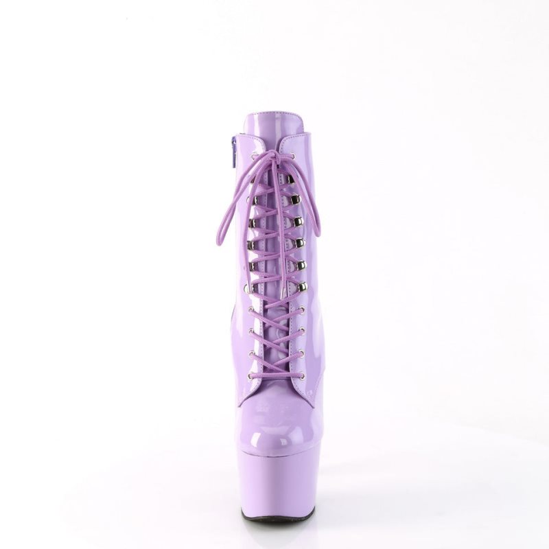 Pleaser Adore-1020 Women's Heels Boots Purple | NZ DRFINW