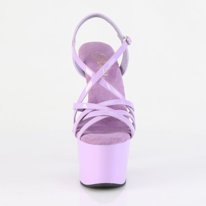 Pleaser Adore-713 Women's Platform Heels Sandals Lavender | NZ RLZMKW