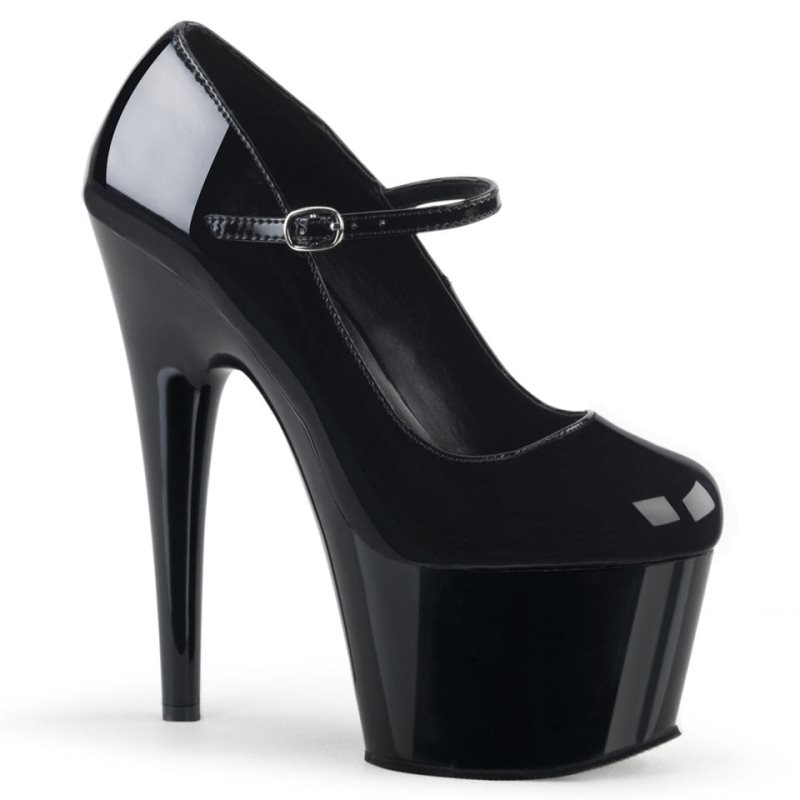 Pleaser Adore-787 Women\'s Pumps Black | NZ CJBQNG