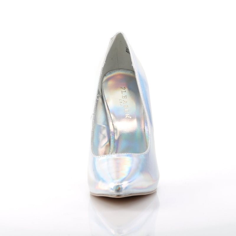 Pleaser Amuse-20 Hologram Women's Pumps Silver | NZ XRUYZW