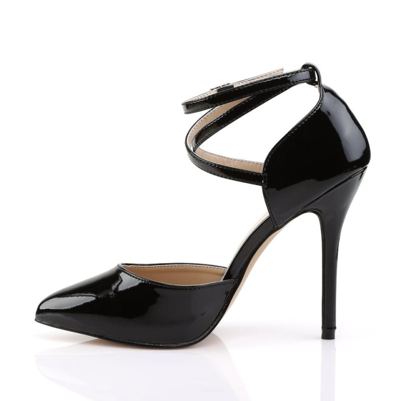 Pleaser Amuse-25 Women's Pumps Black | NZ TEFIXJ