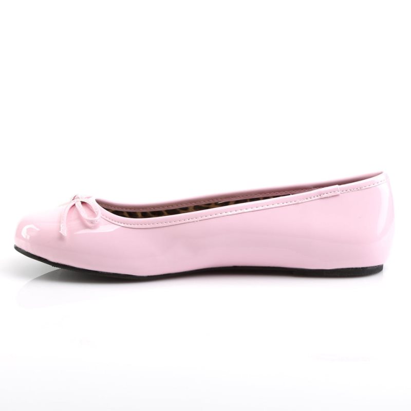 Pleaser Anna-01 Women's Ballet Flats Pink | NZ HLYFQG