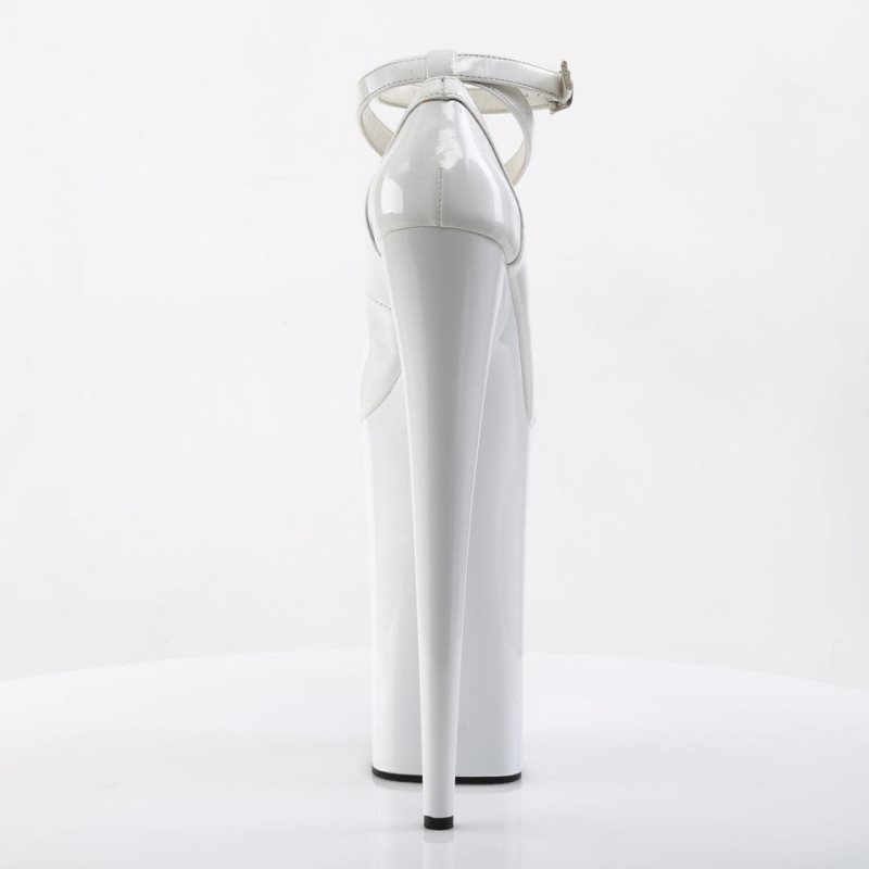 Pleaser Beyond-087 Women's Pumps White | NZ KZUIVJ