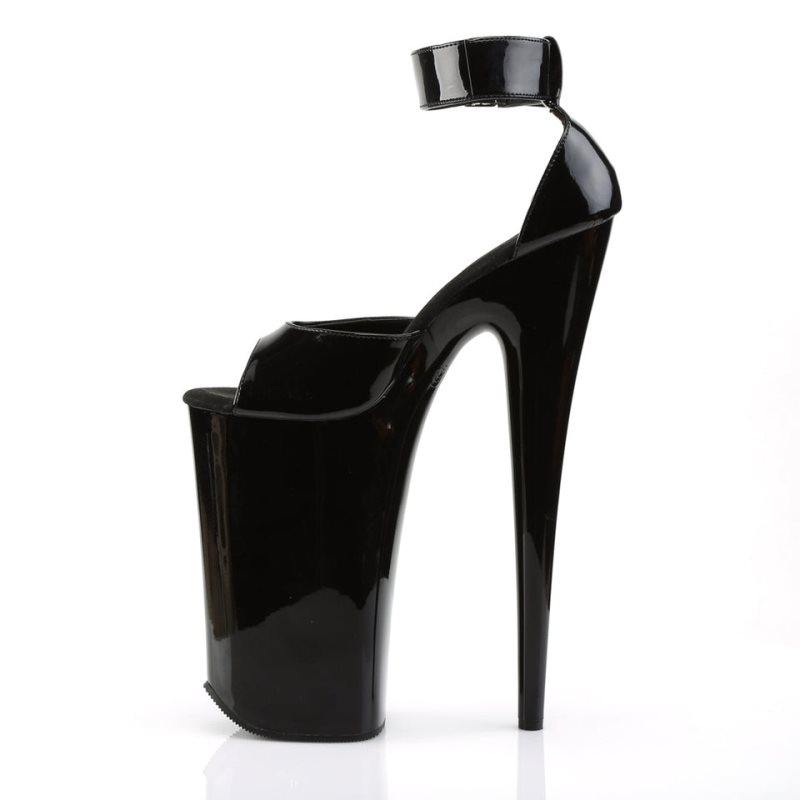 Pleaser Beyond-089 Women's Platform Heels Sandals Black | NZ LBGPEK