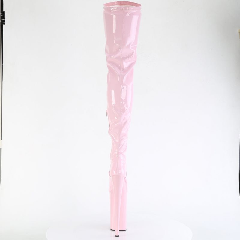 Pleaser Beyond-4000 Women's Thigh High Boots Pink | NZ VZJKTU