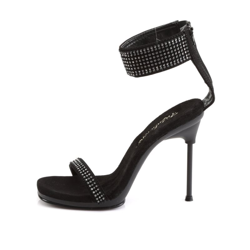 Pleaser Chic-40 Women's Heels Sandals Black | NZ KNVHAT