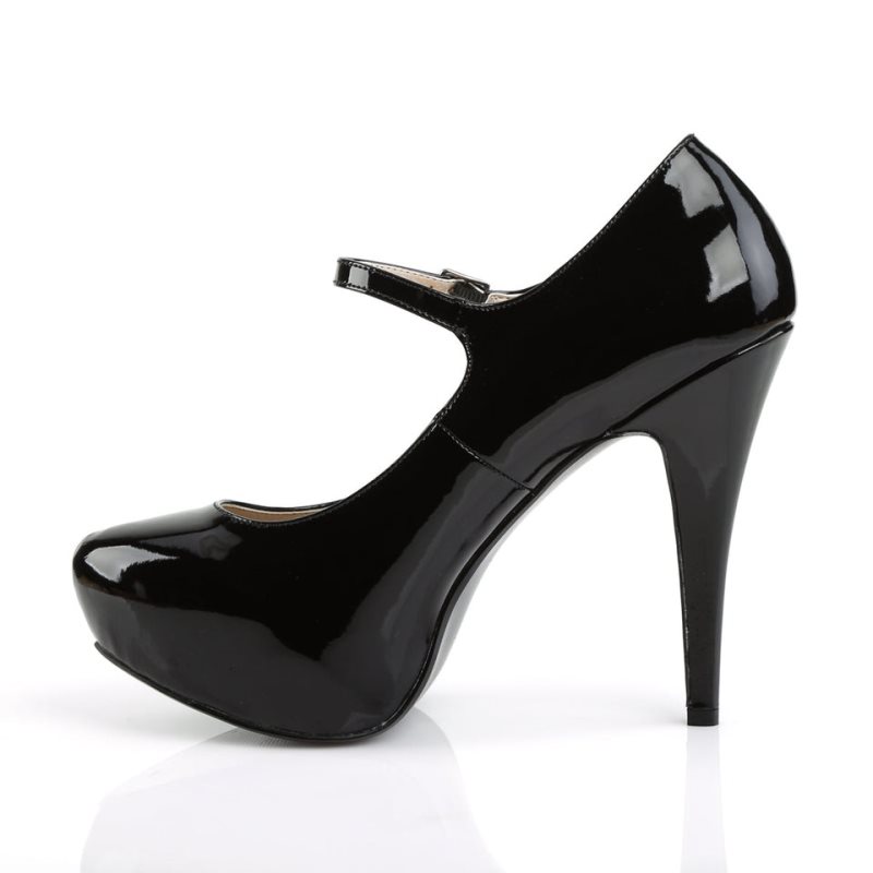 Pleaser Chloe-02 Women's Pumps Black | NZ TUOPLC