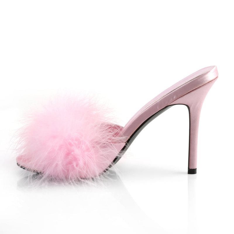 Pleaser Classique-01F Women's Slides Pink | NZ GZKMUW