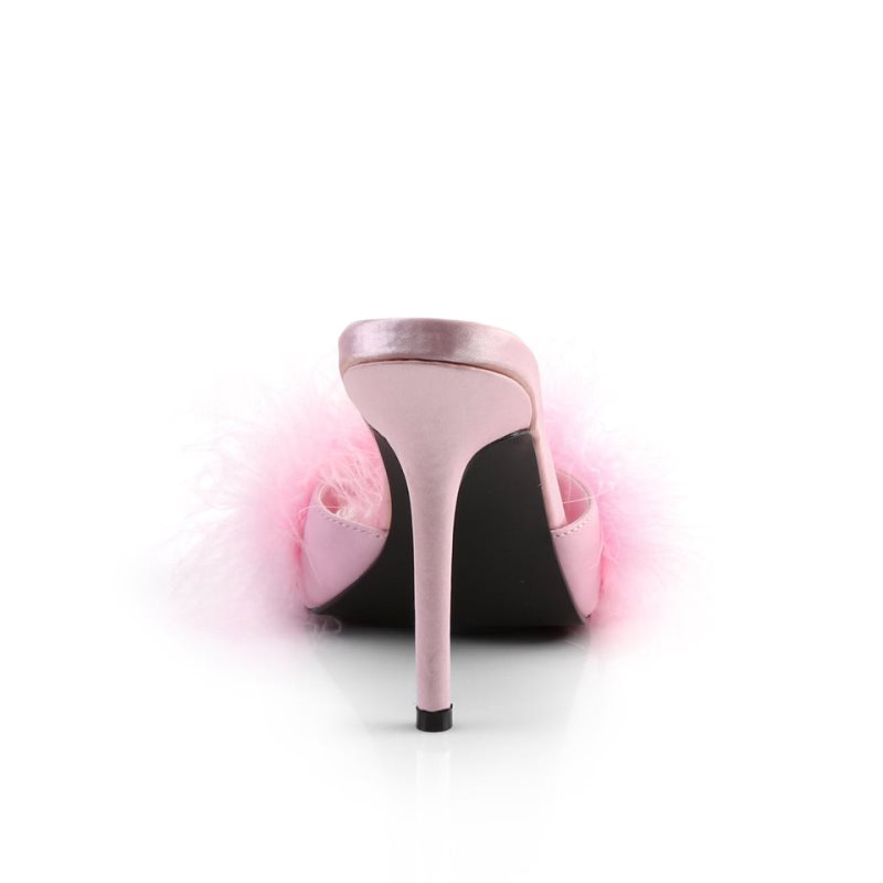 Pleaser Classique-01F Women's Slides Pink | NZ GZKMUW