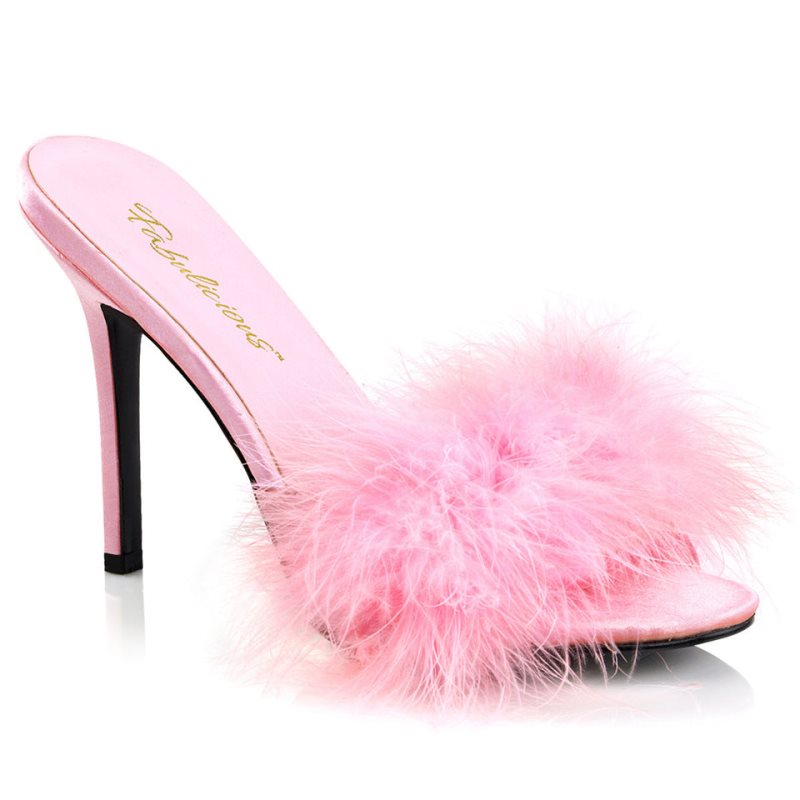 Pleaser Classique-01F Women\'s Slides Pink | NZ GZKMUW