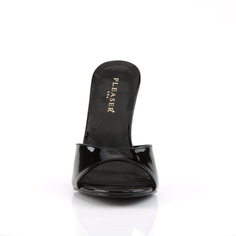 Pleaser Classique-01 Women's Slides Black | NZ OIBUGV