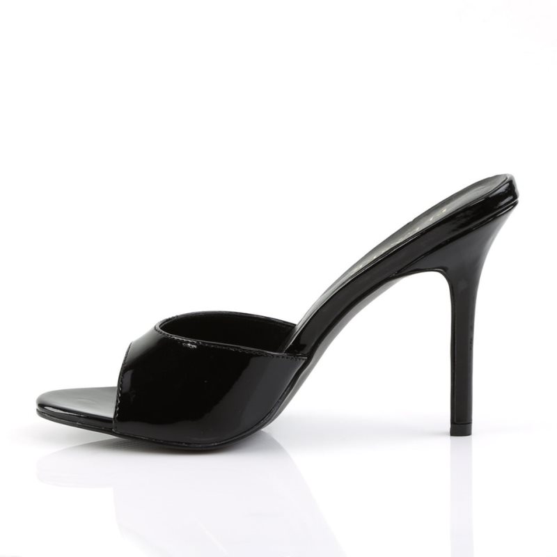 Pleaser Classique-01 Women's Slides Black | NZ OIBUGV