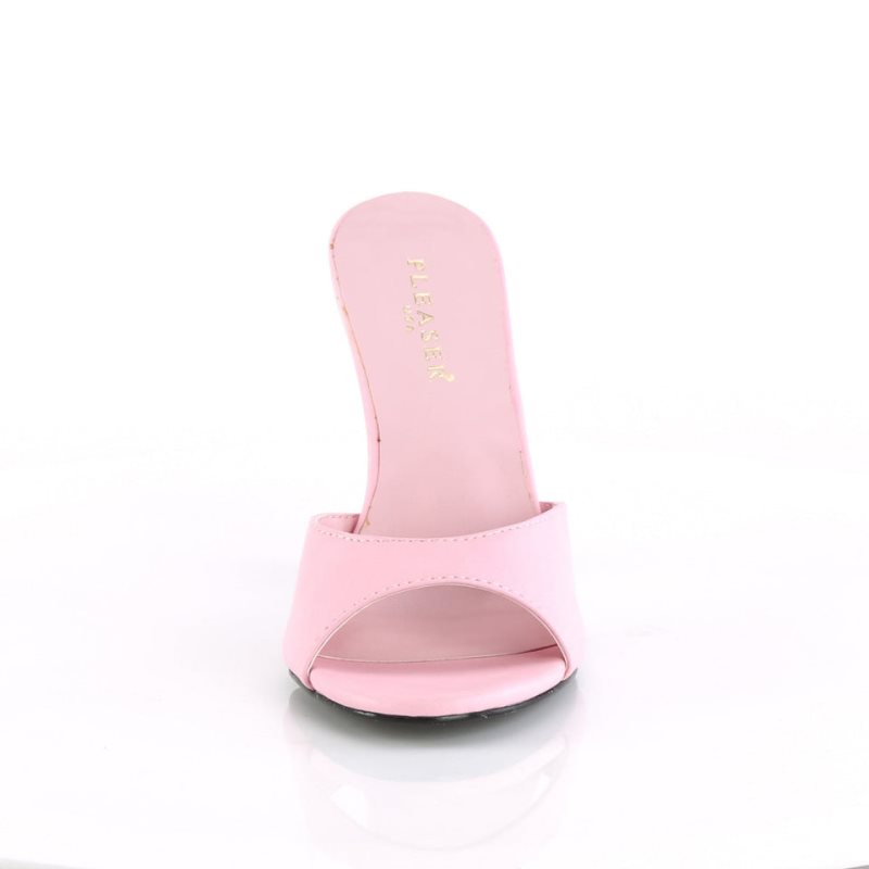 Pleaser Classique-01 Women's Slides Pink | NZ SBDOVY