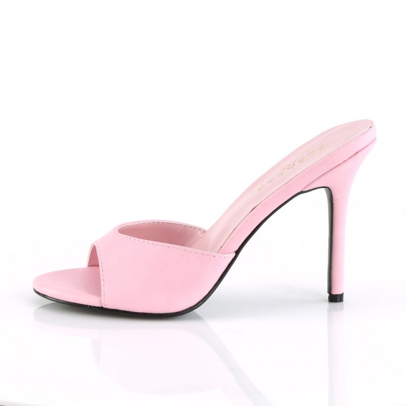 Pleaser Classique-01 Women's Slides Pink | NZ SBDOVY