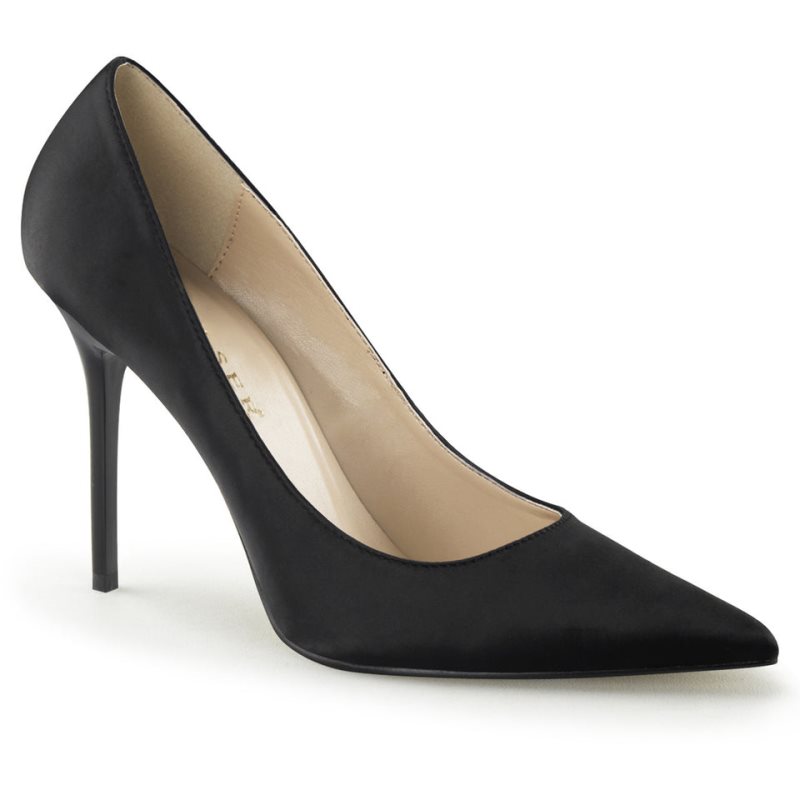 Pleaser Classique-20 Women\'s Pumps Black | NZ NGVZRB