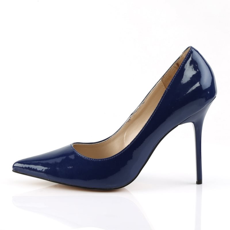 Pleaser Classique-20 Women's Pumps Navy | NZ CRSKTZ