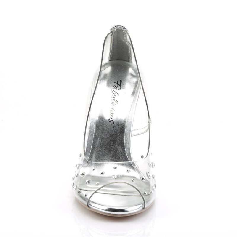 Pleaser Clearly-420 Women's Pumps Clear | NZ RQFGXL