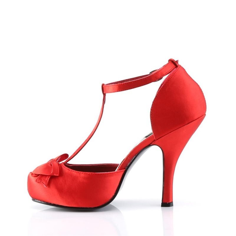 Pleaser Cutiepie-12 Women's Pumps Red | NZ PNHDXV