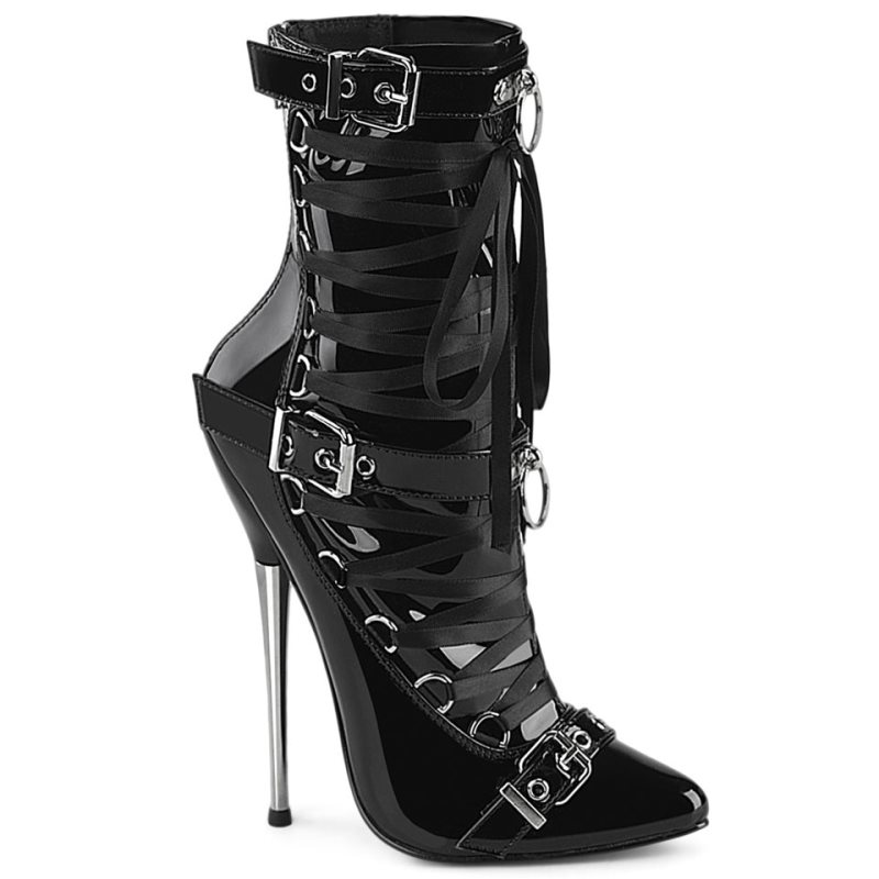 Pleaser Dagger-1032 Women\'s Heels Boots Black | NZ ZRQDYM