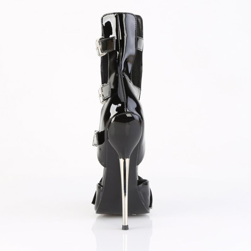 Pleaser Dagger-15 Women's Heels Boots Black | NZ FRKMAJ