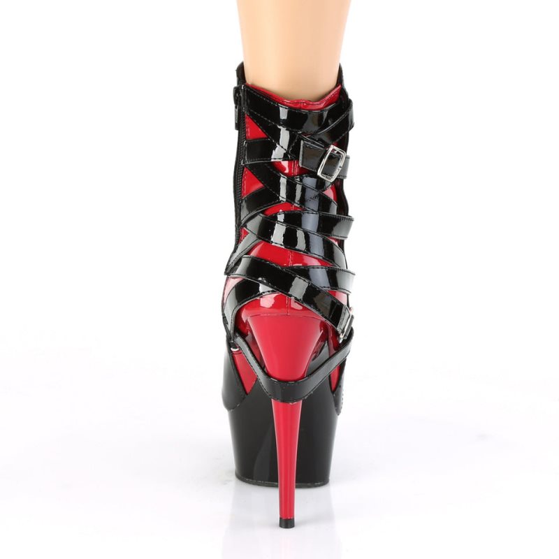 Pleaser Delight-1012 Women's Heels Boots Red | NZ DNXPTY