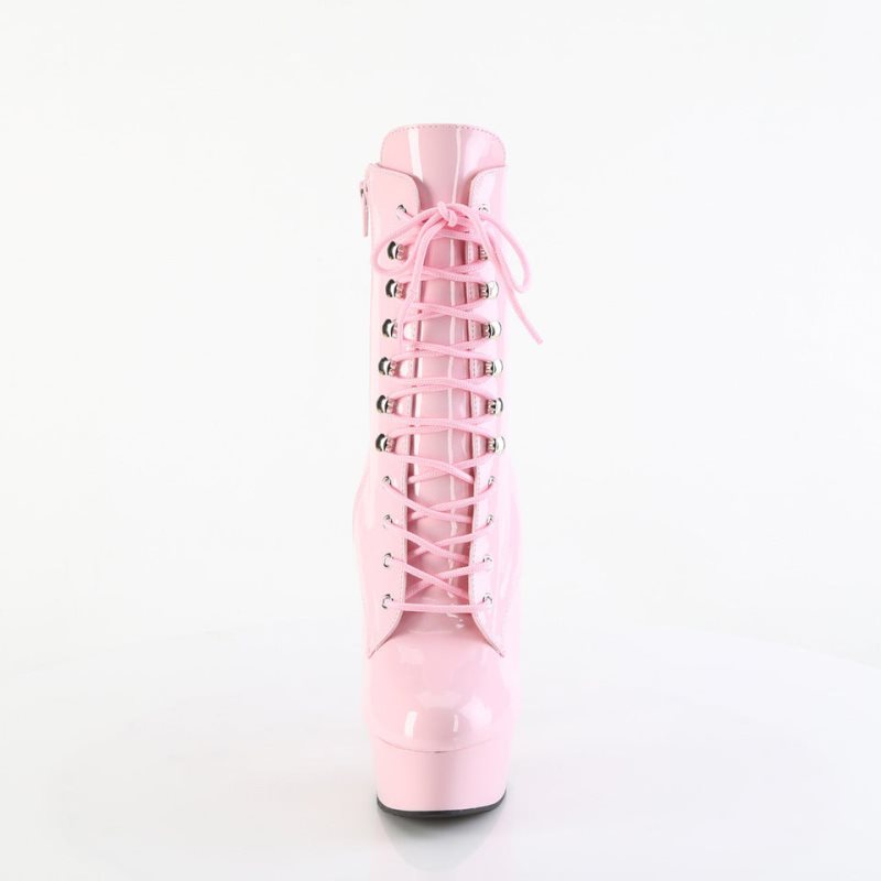 Pleaser Delight-1020 Women's Heels Boots Pink | NZ KJTDGF