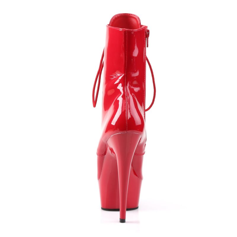 Pleaser Delight-1020 Women's Heels Boots Red | NZ ZXPBNW