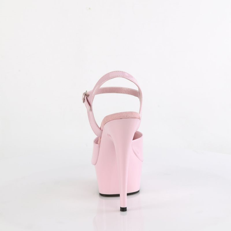 Pleaser Delight-609 Women's Platform Heels Sandals Pink | NZ SGBCFZ