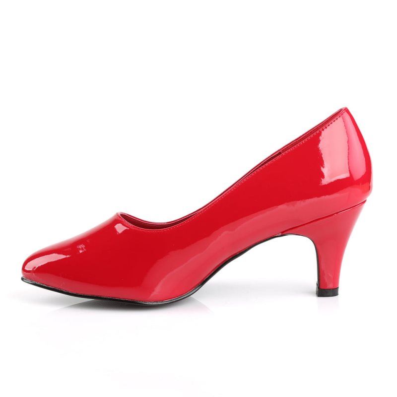 Pleaser Divine-420 Women's Pumps Red | NZ OTICZU