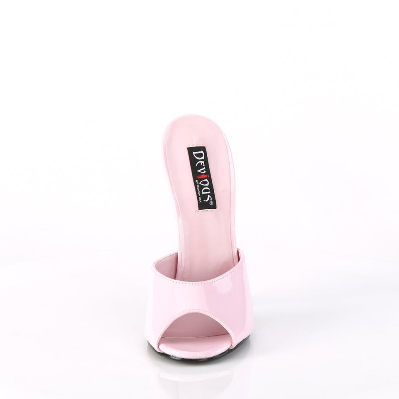 Pleaser Domina-101 Women's Mules Pink | NZ ZTMIYR