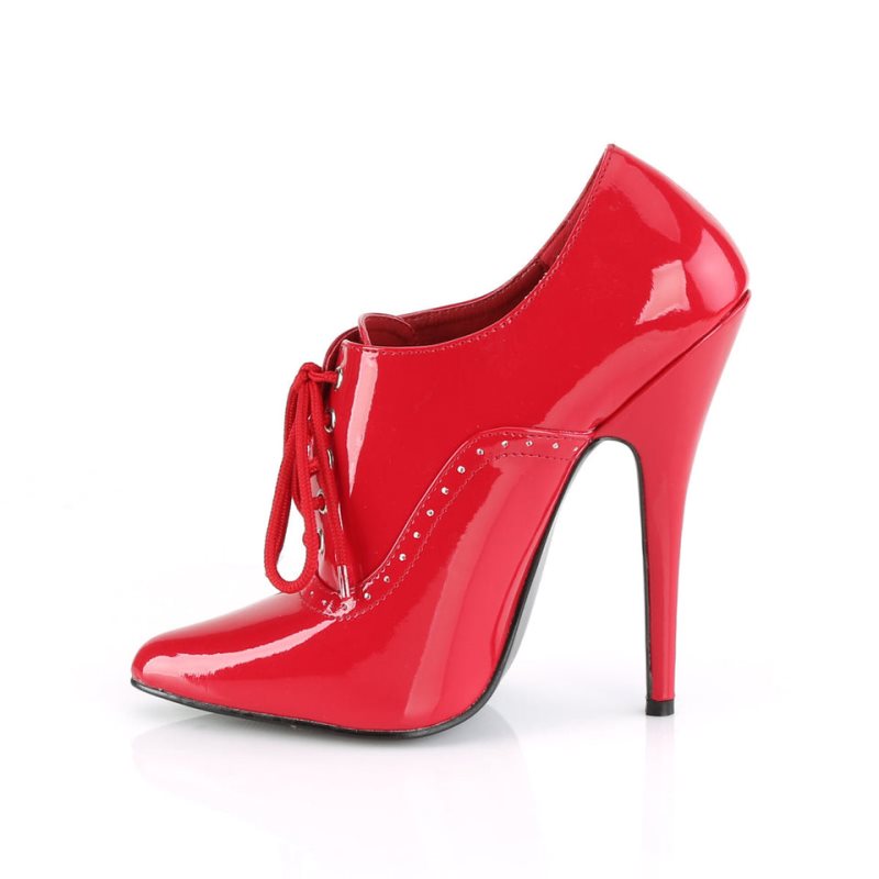 Pleaser Domina-460 Women's Pumps Red | NZ ICARMH