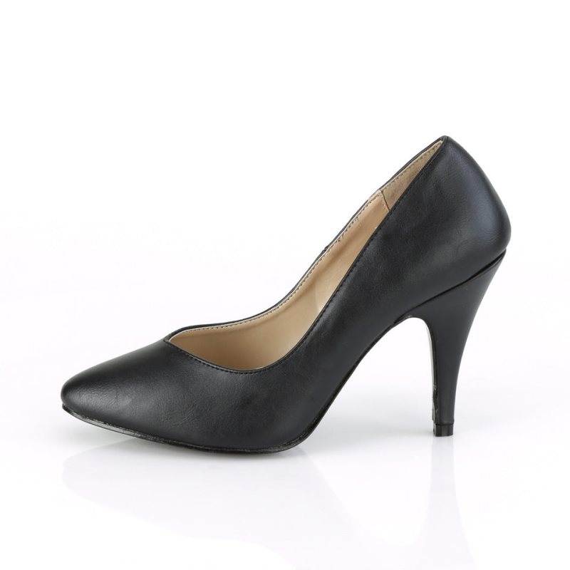 Pleaser Dream-420W Vegan Leather Women's Pumps Black | NZ NTWQSY