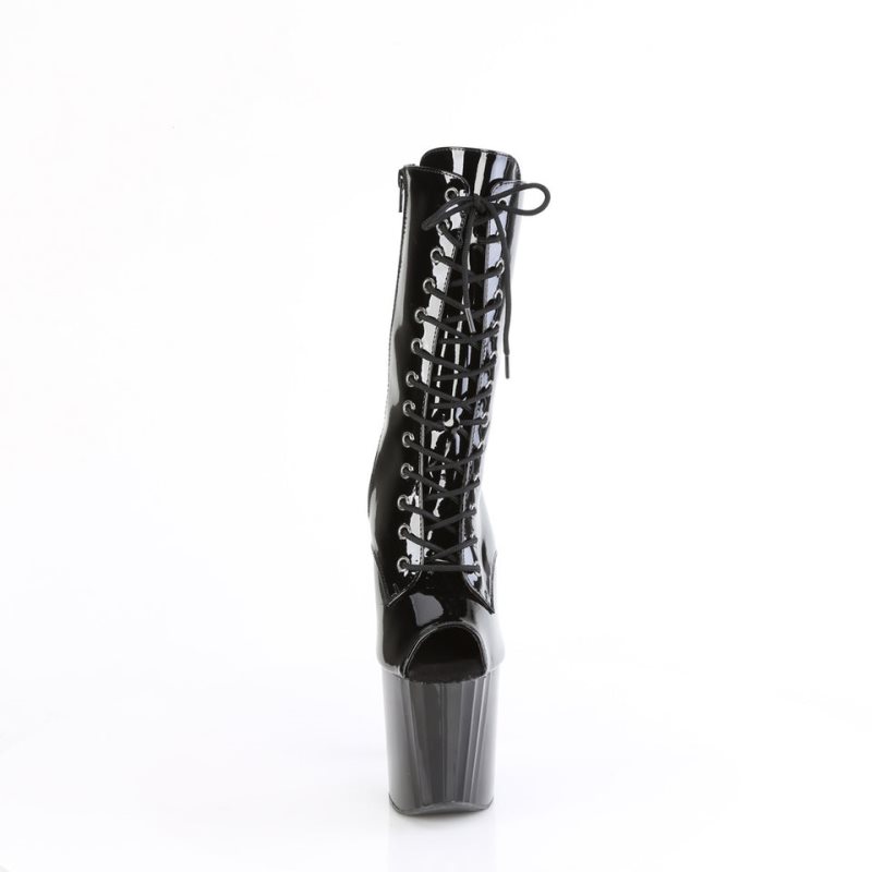 Pleaser Enchant-1041 Women's Heels Boots Black | NZ KDZXVJ