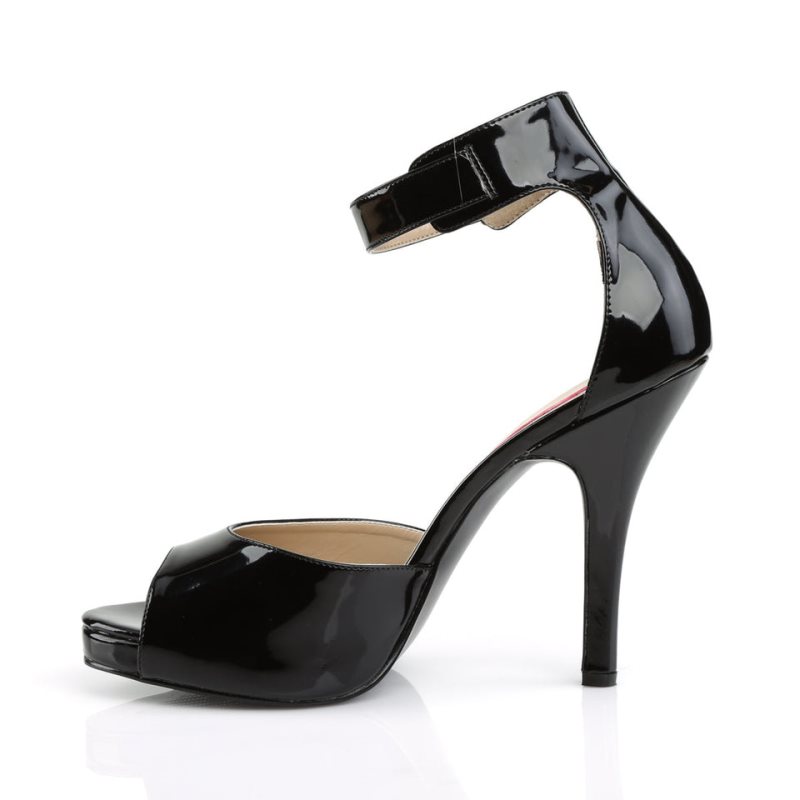 Pleaser Eve-02 Women's Heels Sandals Black | NZ HJMFSW